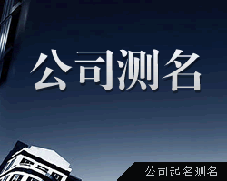 公司測名