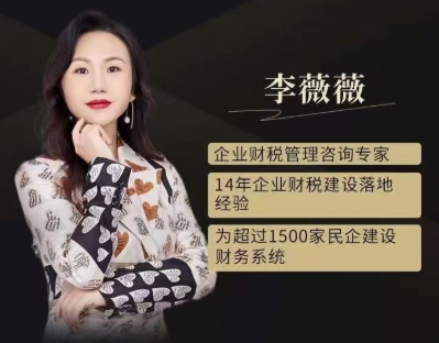 李薇薇给企业的财税锦囊财务老板必看