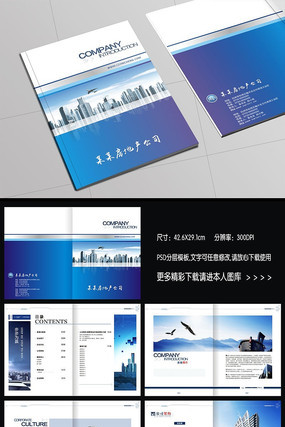 大气企业画册设计