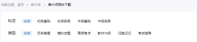 25年审计师备考资料