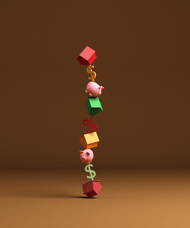 房屋市场平衡概念图片下载