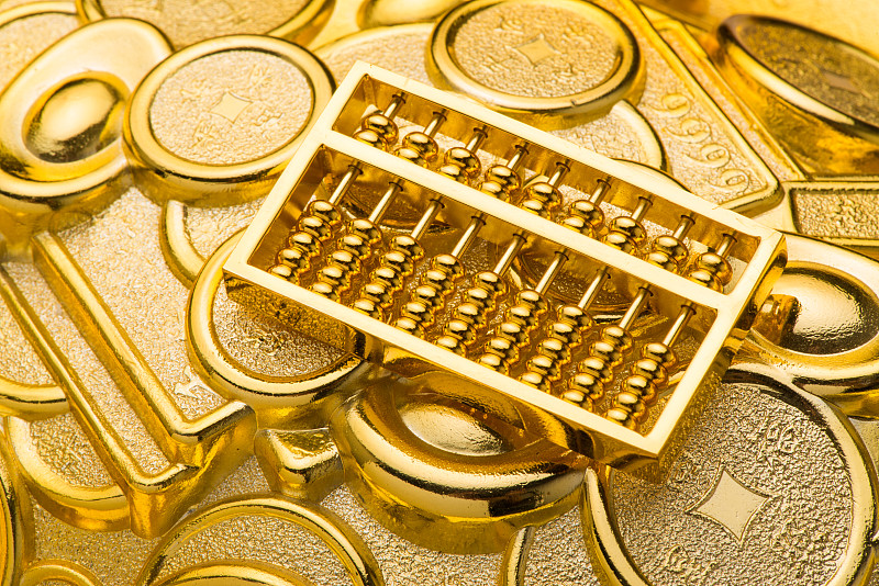 金色算盘图片下载
